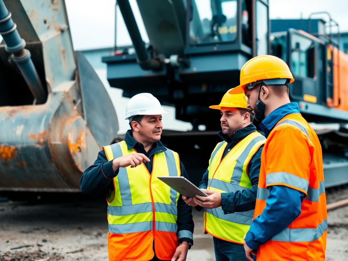 Inspección técnica de un equipo con su propietario